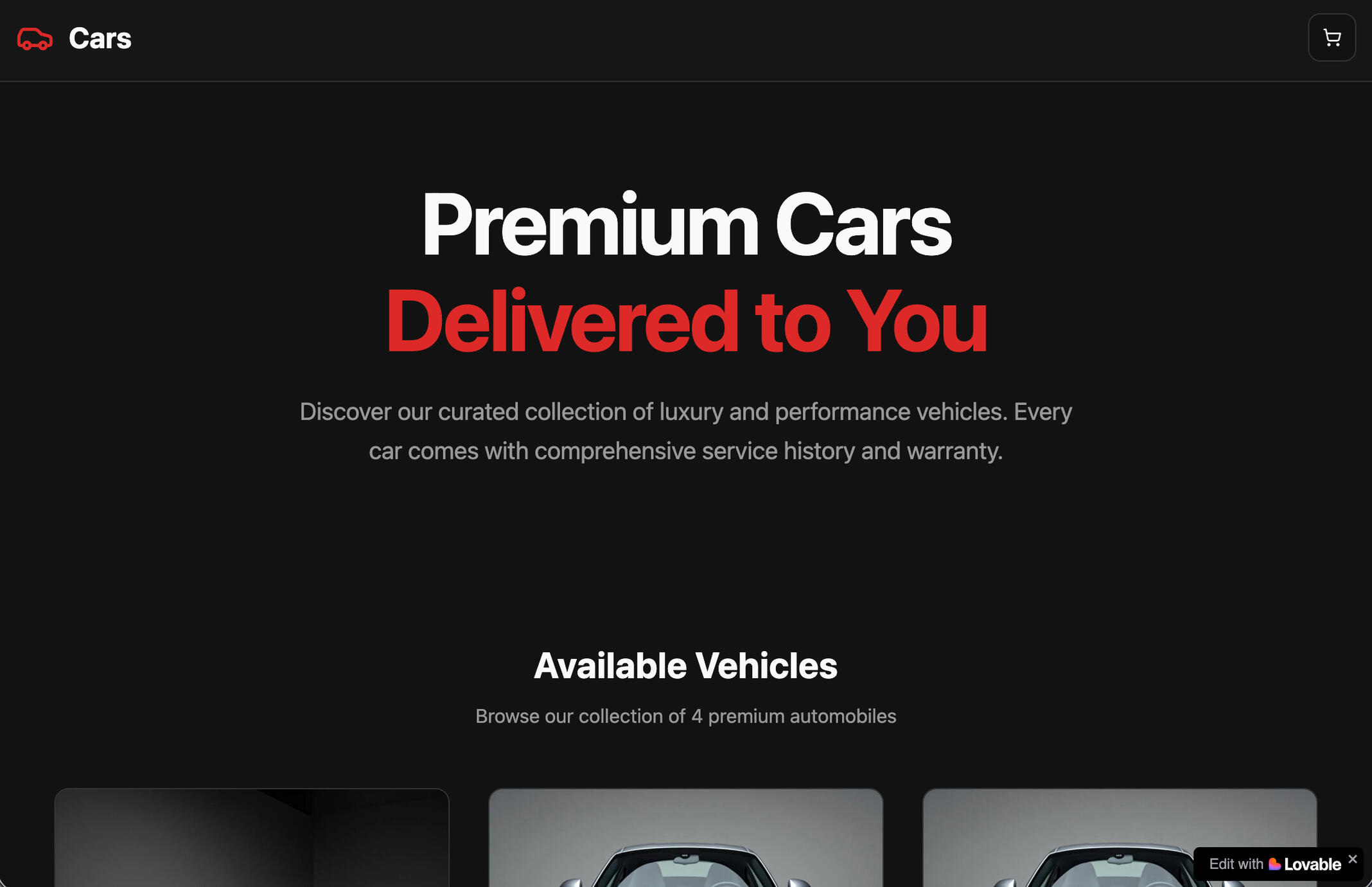 Premium Cars
